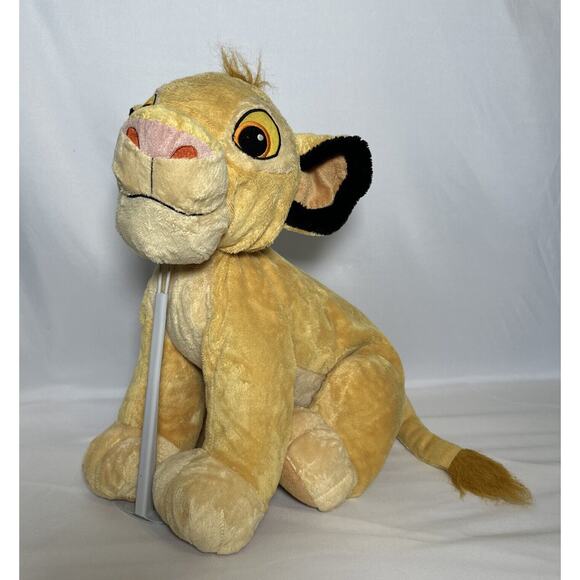 Disney Simba Lion King 18" Stuffed Animal Plush Cub Jumbo Large Just Play - Picture 1 of 7